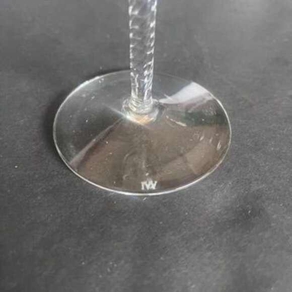 IVV Set Of 3 Vulcano Twist Stem Wine Glasses Hand Blown Italy Discontinued HTF - Picture 6 of 8